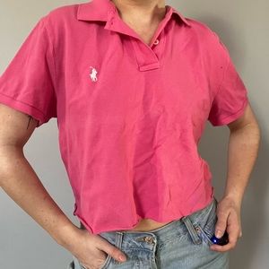 vintage polo ralph lauren cropped shirt